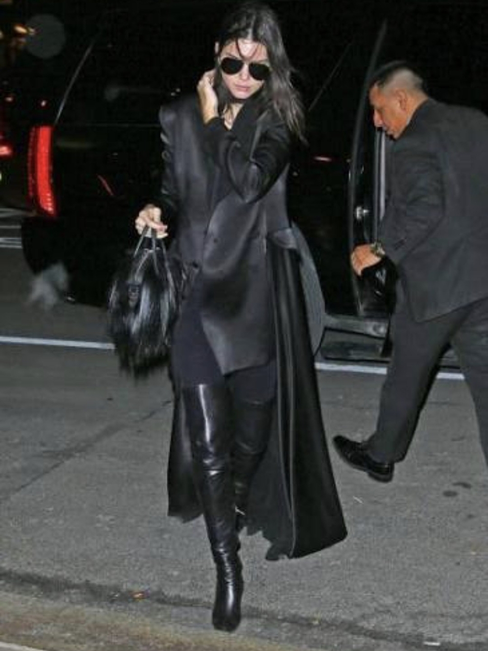 Gianvito Rossi Black Leather Over-the-Knee Stiletto Boots 38 - Picture 2 of 9